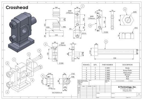 Mechanics Drawing, Assembly Drawing, Drafting Drawing, Engineering Drawing, Mechanical Engineering Design, Drawing Machine, Drawing Programs, Drawing Examples, Geometric Drawing