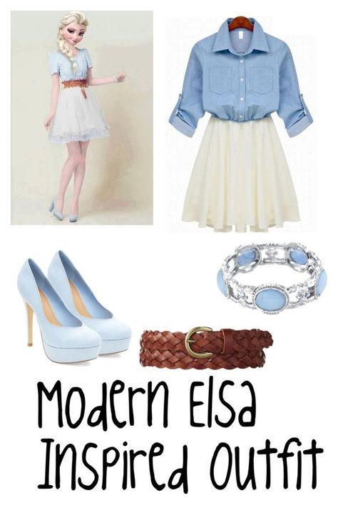 "Modern Elsa~FROZEN" by sofiacarrillo10000 ❤ liked on Polyvore featuring Disney, Express, 1928, modern, women's clothing, women's fashion, women, female, woman and misses Elsa Modern Outfit, Frozen Outfits For Women, Modern Elsa, Frozen Outfits, Elsa Frozen, Modern Outfits, Powerpuff Girls, Costume Dress, Fashion Women