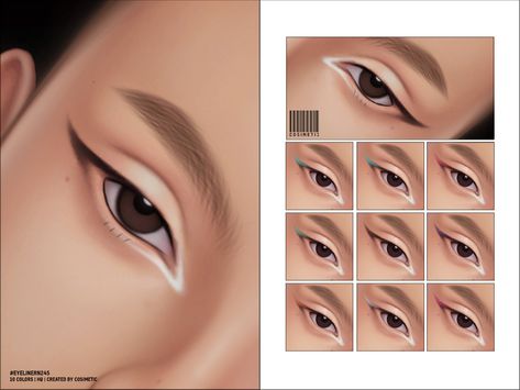 The Sims Resource - Eyeliner | N245 Sims Cc Eyeliner Patreon, Sims 4 Cc White Eyeliner, Sims 4 Waterline Eyeliner, Sims 4 Makeup Eyeliner, Sims 4 Cc Skin Eyes, Sims 4 Cc Graphic Eyeliner, Sims 4 Cc Makeup Patreon Eyeliner, The Sims 4 Cc Nose Preset, Makeup Sims4 Cc