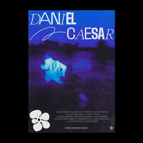 Daniel Caesar Poster, Emotional Lyrics, Frank Ocean Poster, R&b And Soul, Daniel Caesar, Ocho Rios, Dorm Posters, Lyric Poster, Poster Room