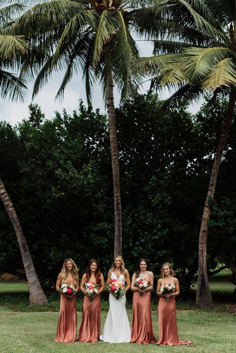 Bridesmaid Dresses Hawaii Wedding, Tropical Boho Wedding Bridesmaid Dresses, Tropical Whimsical Wedding, Island Wedding Bridesmaid Dresses, Tropical Glam Wedding Bridesmaid Dresses, Hawaiian Wedding Bridesmaid Dresses, Small Island Wedding, Hawaii Wedding Party Attire, Hawaii Wedding Color Schemes