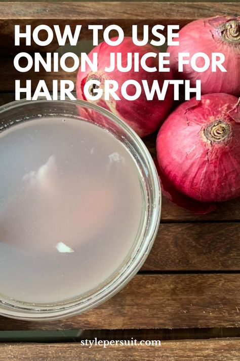 A glass of fresh onion juice with sliced onions on a wooden table, representing natural remedies for hair growth and preventing hair fall. Hair Growth Black Hair, Hair Growth Masks, Faster Hair Growth Tips, Onion Juice For Hair Growth, Juice For Hair Growth, Tips For Thick Hair, Onion Oil For Hair, Juice For Hair, Onion Hair Growth