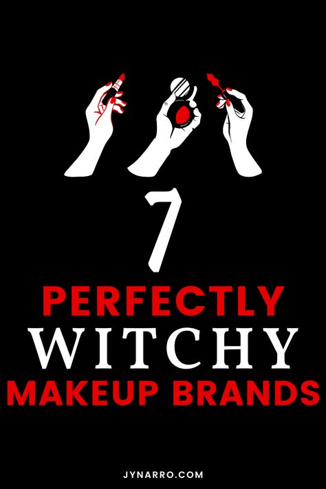 Spook-tacular makeup is perfect year round no matter the holiday or season, but seeing as Halloween awaits us at the end of October and we’ve all been in the need for something to make us feel energized and celebratory – why not get into the spirit of spooky season with some wonderfully witchy makeup brands or find something to gift a friends??? Gothic Makeup Brands, Witchy Eye Makeup, Witchcraft Makeup, Witchy Makeup Looks, Ancestors Spiritual, Glamour Witch, Witchy Makeup, Spooky Aesthetic, Fun Costumes