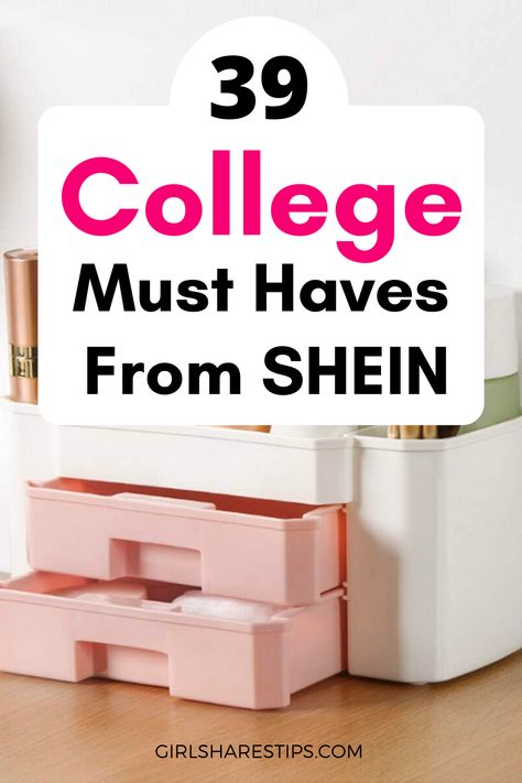 39 College Must Haves From SHEIN | SHEIN Haul | Dorm Ideas | College Packing List | College Outfits Shein Dorm Decor, Apartment Decorating College Bedroom Student Room Ideas, Shein Outfits For College, Shein Outfits College, Shein University Outfits, Shein Must Haves Room, College Outfits Shein, Shein Finds Room Decor, Shein Organization