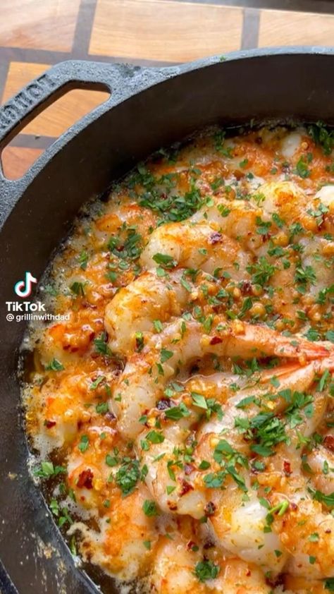 Easy Shrimp recipe in 2022 | Shrimp recipes easy, Easy meals, Healthy snacks recipes Buttery Garlic Shrimp, Seafood Sandwiches, Best Food Recipes, Seafood Dish Recipes, Shrimp Recipes For Dinner, Shrimp Recipes Easy, Fish Dinner, Shrimp Dishes, Keto Recipes Dinner