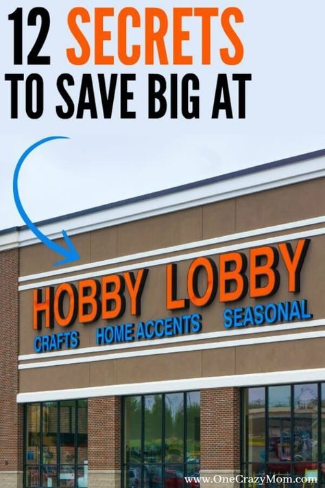 How to Save Money at Hobby Lobby - Here are 12 ways to save money the next time you are shopping at Hobby Lobby. Here are money saving tips you need to know #onecrazymom #savingmoney #savings #couponing #coupons Hobby Lobby Sales, Hobby Lobby Crafts, Couponing For Beginners, Hobby Lobby Decor, Hobbies For Men, Crazy Mom, Budget Planer, Time Life, Smart Solutions