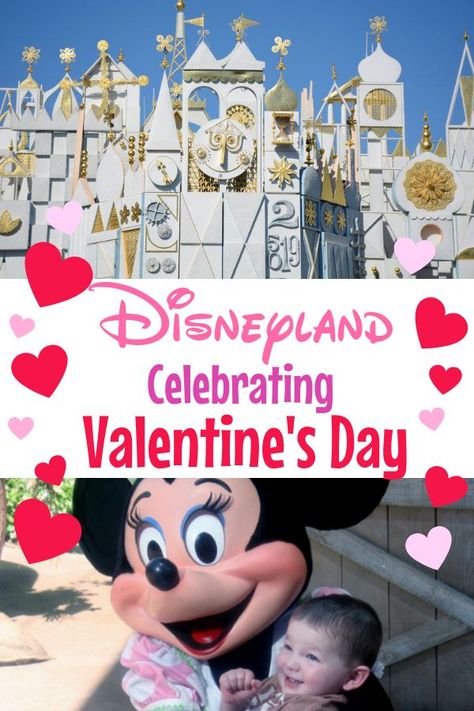 The Disneyland Resort is going to be filled with LOVE this Valentine's Day season with special decor, sweet treats & nighttime celebrations. Valentine's Day at Disneyland has been extended with several weeks of celebration for both families and sweethearts in love! #Disneyland #ValentinesDay | Family Travel | Disney California | Disney Vacation | Disneyland Valentine | Disney Tips Disneyland Holidays, Travel Disney, Disneyland Secrets, Disney Cruise Tips, Disney California Adventure Park, Disney Souvenirs, Family Disney Trip, Romantic Meals, Disneyland Tips