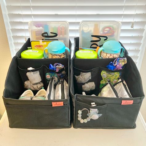 Dollar Tree Car Organization, Mom Car Organization, Car Organization Ideas Kids, Sports Mom Organization, Car Organization Kids, Entertaining Toddlers, Sports Equipment Organization, Truck Organization, Dollar Tree Organization