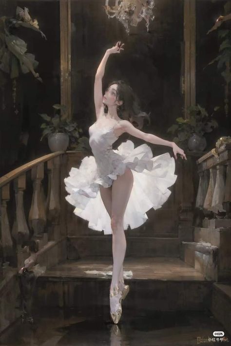 Ballet Illustration, Ballerina Drawing, Base Anime, Ballerina Art, Ballet Art, Digital Portrait Art, Art Painting Gallery, Arte Sketchbook, Fairytale Art