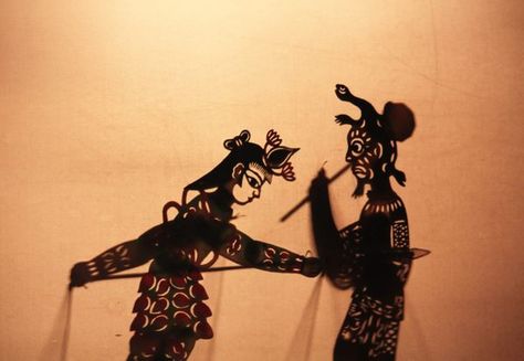 Chinese Shadow Puppets, Shadow Puppetry, Puppetry Theatre, Motion Images, Shadow Theatre, Art Alevel, Puppets Diy, Behind The Screen, Puppet Theater