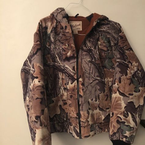 Woolrich Outdoor Camouflage Collection Vintage Redhead, Real Tree Camo, Hunting Jacket, Camouflage Jacket, Carhartt Jacket, Business Products, Real Tree, Camo Jacket, Mode Inspo