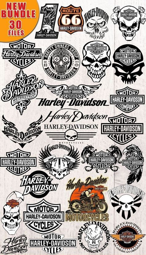 Harley Davidson Design, Art Harley Davidson, Harley Davidson Stickers, Logo Harley Davidson, Harley Davidson Svg, Motocykle Harley Davidson, Harley Davidson Decals, Harley Davidson Decor, Moto Harley Davidson