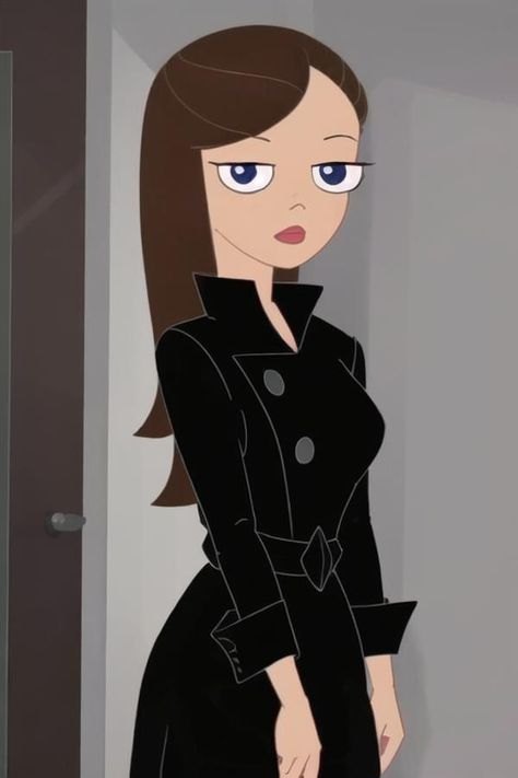 Hear Me Out Woman Characters, Hear Me Outs Women, Hear Me Out Characters Male Cartoon Funny, Hear Me Out Women Characters, Vanessa Doofenshmirtz Aesthetic, Vanessa From Phineas And Ferb, Hear Me Out Cake People, Phineas And Ferb Doofenshmirtz, Hear Me Out Cake Characters Women