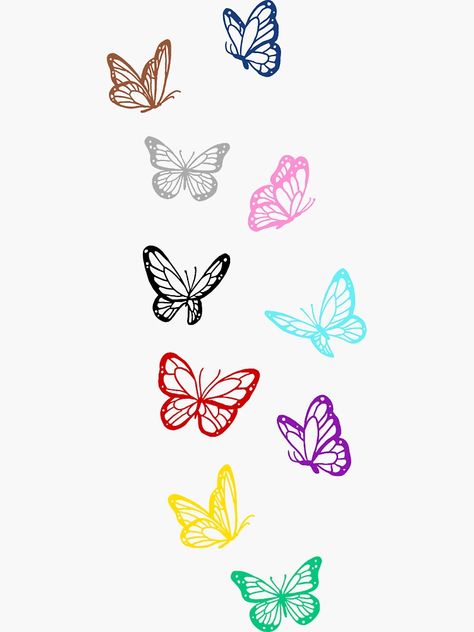 "Taylor Swift Eras Butterflies" Sticker for Sale by juliecarrot Taylor Swift Clipart, Taylor Swift Butterfly, Taylor Swift Symbols, Taylor Swift Eras, Taylor Swift Album, Taylor Swift, Butterflies, Swift, Cricut