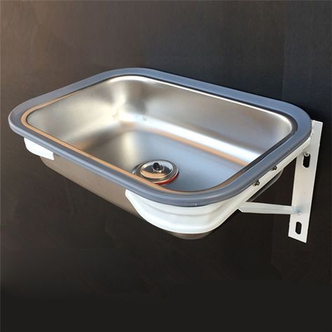 Wall Mounted Kitchen Sink, Kitchen Sink Sizes, Commercial Sink, Kitchen Sink Stainless Steel, Sinks Kitchen Stainless, Bakery Decor, Portable Kitchen, Small Sink, Kitchen Pantry Design