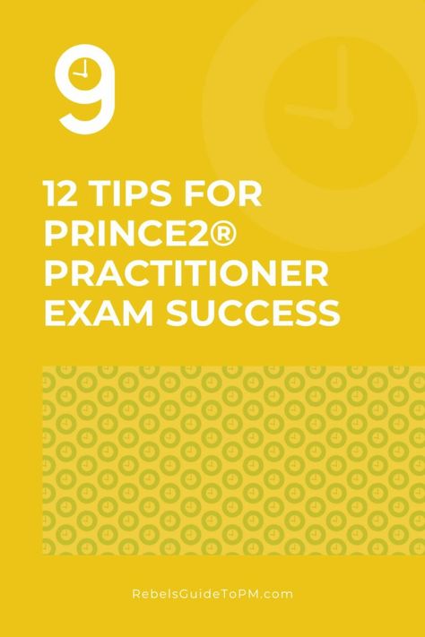 12 Tips for PRINCE2® Practitioner Exam Success 3 Prince2 Projects Management, Timeline Diagram, Project Management Certification, Management Training, Exam Success, Exam Day, Exams Tips, Test Day, Sample Paper