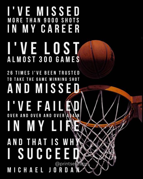 Sports Theme Room, Basketball Players Quotes, Motivational Basketball Quotes, Best Sports Quotes, Basketball Quotes Inspirational, Michael Jordan Quotes, Jordan Quotes, Strive For Greatness, Basketball Motivation