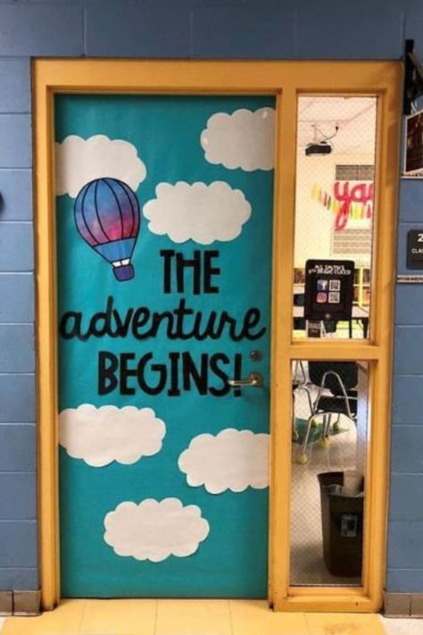 Welcome Wall Classroom, Classroom Door Inspiration, Creative Classroom Door Ideas, Preschool Classroom Door Back To School, Class Doors Ideas, Classroom Door Names, Teacher Doors Decorations, 1st Day Of School Door Ideas, Classroom Door Sayings