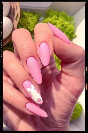 Cute Easter Nails, Mani Nails, App Filter, Bunny Nails, Airbrush App, Pink Details, Ballerina Nails, Airbrush Art, Easter Nails