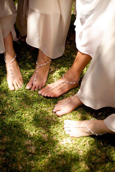 Barefoot Weddings :-) - When great shoes don't work, great feet do!! Beach Inspired Wedding, Wedding Pedicure, Beach Wedding Destination, Beach Wedding Sandals, Beach Wedding Inspiration, Beach Destination Wedding, Wedding Beach, Cute Wedding Ideas, Bride Shoes