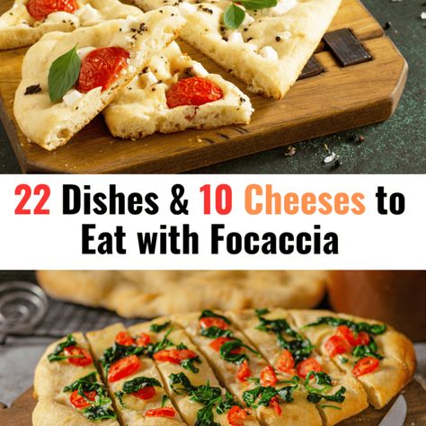 What To Do With Focaccia Bread, Meals With Foccacia, Dinner With Foccacia, What To Serve With Foccacia, Focaccia Toppings Idea, Focaccia Bread Topping Ideas, Toppings For Focaccia Bread, Meals To Go With Focaccia Bread, What To Serve With Focaccia Bread