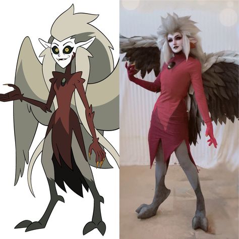 Eda Cosplay, Harpy Eda, Owl House Cosplay, 7th Grade Art, Cartoon Cosplay, Owl Family, Halloween Goodies, Cosplay Tips, Cosplay Characters