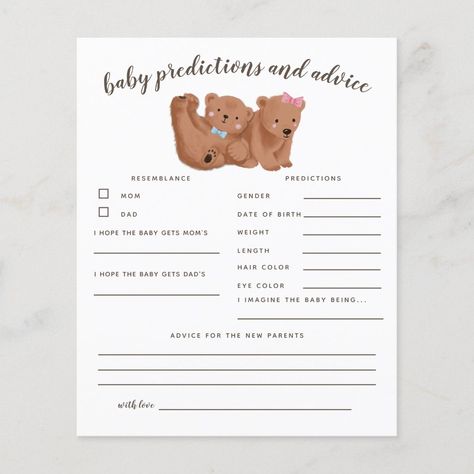 Bear Baby Shower Theme, Baby Shower Wording, Scramble Game, Baby Shower Wishes, Wishes For Baby Cards, Baby Shower Giraffe, Baby Shower Advice, Baby Word Scramble, Woodland Bear