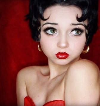 Betty Boop Costume, Betty Boop Makeup, Classy Halloween Costumes, Betty Boop Art, Costume Inspo, Halloween Makeup Tutorial, Halloween Makeup Looks, Day Makeup, Teenage Dream