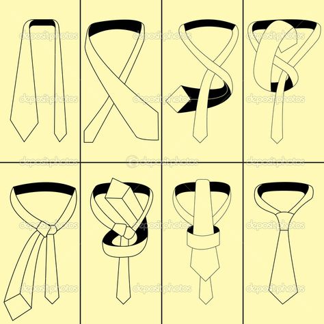 High Cognitive Effort.  Instructions on how to tie a tie. Simple Tie Knot, How To Tie A Necktie, Simpul Dasi, Tie A Necktie, Grey Suit Men, Neck Tie Knots, Hippie Aesthetic, Creative Drawing Prompts, Learning Websites