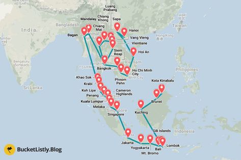 Southeast Asia Itinerary, Backpacking Southeast Asia, Asia Itinerary, Backpacking Itinerary, Travel 2025, South East Asia Backpacking, Backpacking Routes, Backpacking Asia, Solo Trip