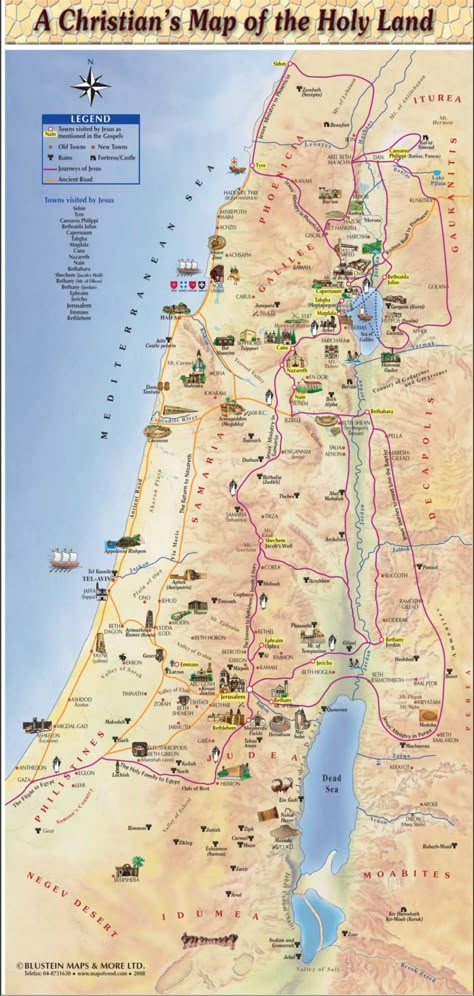 Holy Land Terra Santa, Bible Mapping, Istoria Artei, Bible History, Bible Study Notebook, The Holy Land, Bible Facts, Scripture Study, Bible Knowledge