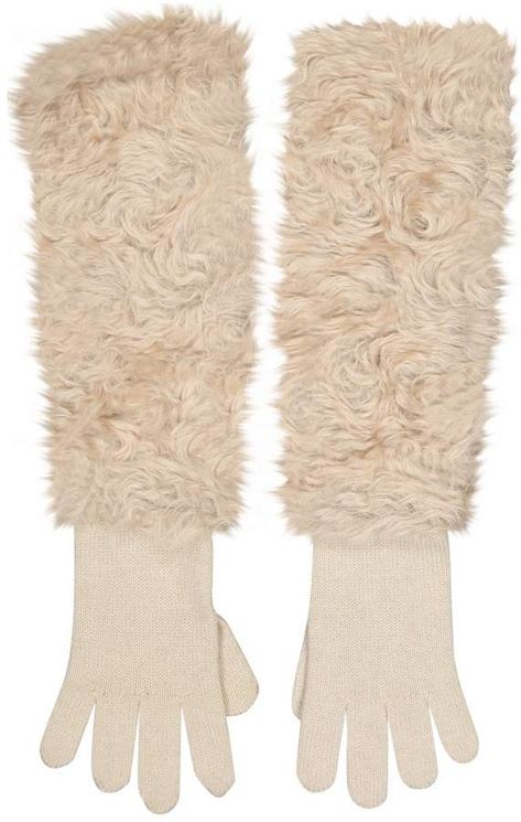 Prada Beige Wool Gloves#affiliatelink Wool Gloves, Long Gloves, Prada Leather, Vintage Shoes, Key Chains, Women's Bags, Cell Phone Cases, Accessories Jewelry, Bags Purses