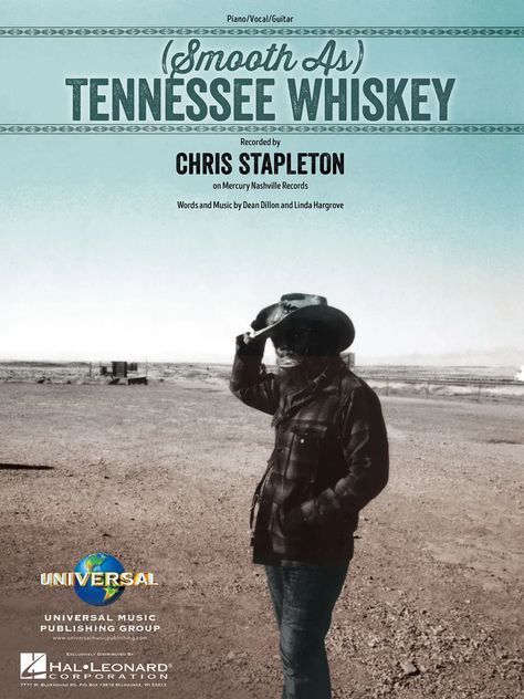 (Piano Vocal). This sheet music features an arrangement for piano and voice with guitar chord frames, with the melody presented in the right hand of the piano part as well as in the vocal line. Chris Stapleton Tennessee Whiskey, Music Themed Bedroom, Smooth As Tennessee Whiskey, Piano Parts, Books Of The Year, Chris Stapleton, Tennessee Whiskey, Music For The Soul, Music Playlists