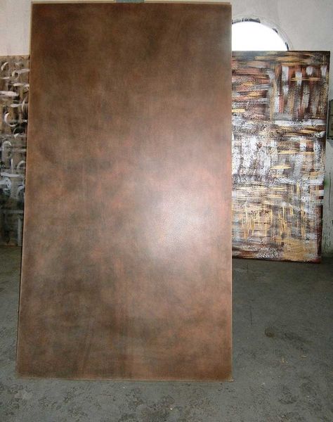 Burnished copper on mdf Copper Concrete Floor, Copper Oxidation, Corten Steel Texture Seamless, Copper Metal Texture Seamless, Solid Copper Area Rug, Modern Construction, Corten Steel, Paint Stain, Hardwood Floors