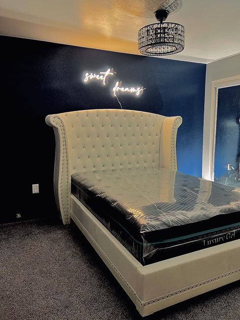 #remodel #bedroommakeover #diy #mysanctuary Boujee Room Aesthetic, Boujee Aesthetic Room, Boujee Aesthetic Room Decor, Boujee Room, Boujee Home, Bling Bedroom, Beautiful Bedroom Decor, Apartment Decorating Living, House Needs