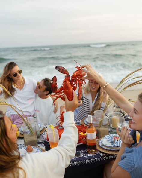 Setting the table one last time as we watch the sun set on a perfect Nantucket summer 🦞🌅 #fancyfordays #forlazydays #fornow #nantucket Fall In Nantucket, Nantucket Food, Nantucket Aesthetic, Lobster Party, Chicken Boxes, Nantucket Summer, Setting The Table, One Last Time, Coastal Grandmother