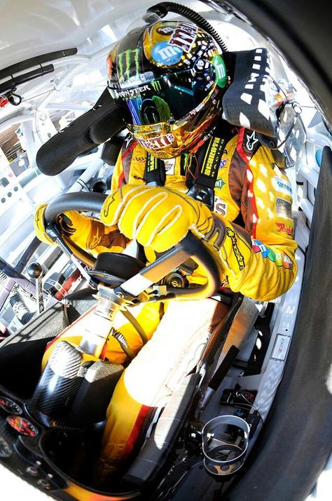 Kyle in the driver seat of the #18  at Dover Kyle Bush, Kyle Busch Nascar, Race Car Driving, Candy Man, Nascar Driver, Nascar Cars, Nascar Race Cars, Car Racer, Kyle Busch