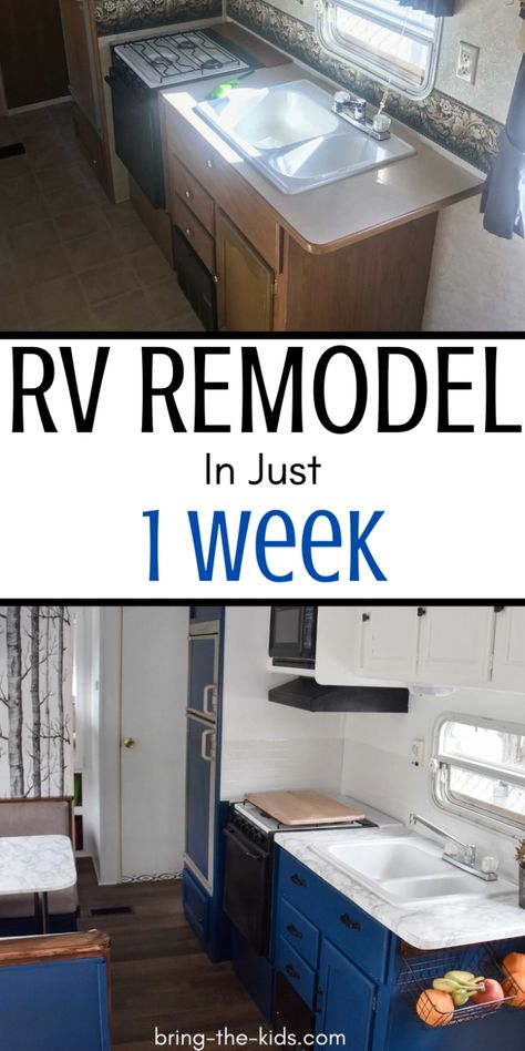 Camper Renovation On A Budget, Modern Rv, Rv Interior Design, Motorhome Remodel, Camper Diy, Rv Interior Remodel, Small Camper, Camper Trailer Remodel, Budget Remodel