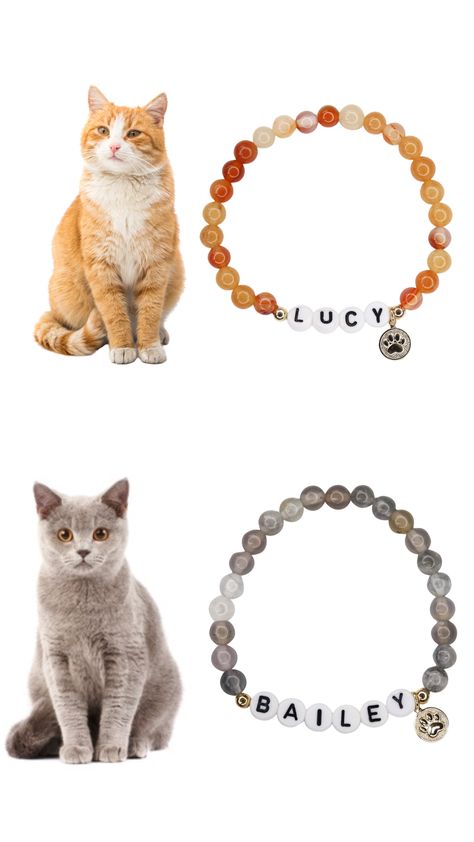 Pet memorial name bracelet,cat stone,custom beaded kitty jewelry,paw print,animal lover gift Cat Beaded Bracelet, Pet Memorial Ideas Cat, Diy Pet Memorial Ideas, Pet Memorial Gift Ideas, Cat Memorial Ideas, Cat Collars Diy, Pet Memorial Ideas, Stone Bead Bracelets, Cat Baby Shower