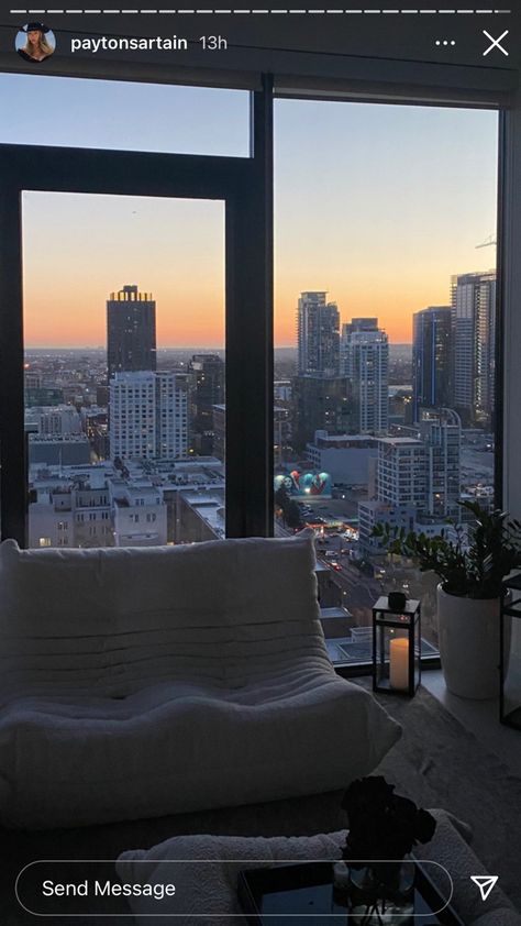 Aesthetic High Rise Apartment, Sky High Apartment, Seattle Penthouse, Dream Apartments, Penthouse Aesthetic, Meghan Quinn, Penthouse Views, City Aesthetics, Seattle Apartment