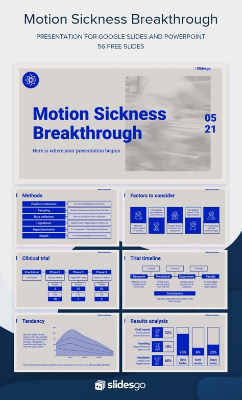 Motion Sickness Breakthrough Formal Presentation Design, Formal Presentation Template, Formal Powerpoint Design, Medical Presentation Design, Powerpoint Templates Free Download, Formal Presentation, Presentation Slides Design, Presentation Design Layout, Slides Design