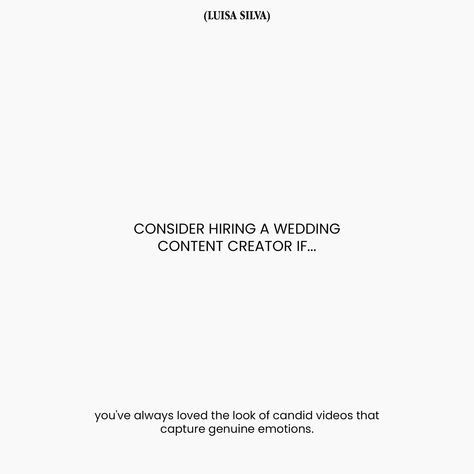 long story short, if you're a cool af couple, a wedding content creator is the cool af professional you should hire for your wedding day!! Listen, whether you've always admired candid videos that authentically capture genuine emotions, or you're eager to ensure every moment is documented beautifully, a wedding content creator is such a good choice. Can you imagine waking up the day after your AMAZING wedding and being able to relive the magic already? We send your content in the next 24 h... Wedding Content Creator, Wedding Content, Long Story Short, Nautical Stripes, Long Story, Your Amazing, The Day After, Content Creation, The Cool