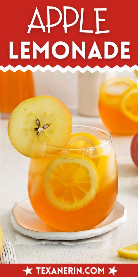 Apple Juice Punch Non Alcoholic, Caramel Apple Lemonade, Apple Juice Drinks Non Alcoholic, Apple Drinks Non Alcoholic, Drinks With Apple Juice, Recipes Using Apple Juice, Recipes With Apple Juice, Apple Juice Punch, Apple Drink Recipes