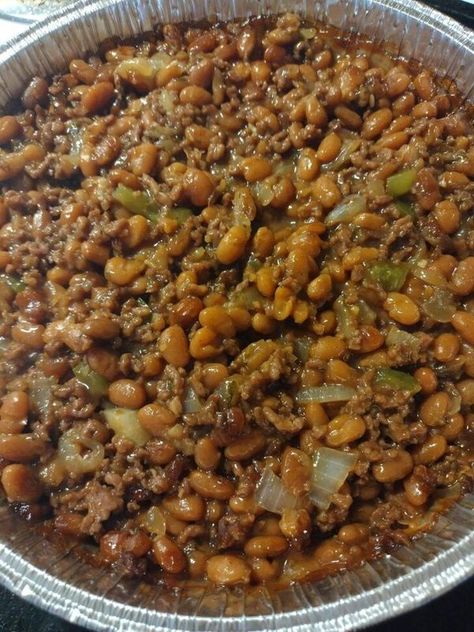 Grandma's Delicious Recipes Cowboy Baked Beans Recipe, Bean Ideas, Cowboy Baked Beans, Canned Baked Beans, Bowl Meals, Baked Beans Recipe, Cowboy Beans, Baked Bean Recipes, Simple Green Salad