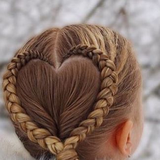 the bliss list • angie on Instagram: "Dutch lace braided heard with a flip by @studiohilde! LOVE! ❤️❤️❤️❤️❤️❤️❤️❤️ #hearthair #hearthairstyle #valentinesday #valentinesdayhair #cutehairstyles #cutehair #hairforlittlegirls #hairinspo #braids #hair" Lace Braid, Braids Hair, Heart Hair, February 1, Hair Inspo, Cute Hairstyles, Braids, Hair Styles, Lace