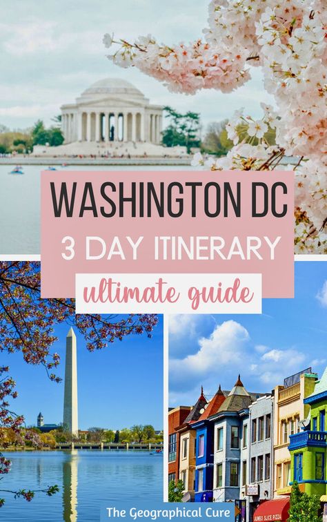 Pinterest pin for 3 days in Washington DC Washington Dc 3 Day Itinerary, Washington Dc Itinerary First Time, Washington Dc Itinerary, Washington Dc With Kids, Washington Trip, Visiting Washington Dc, East Coast Usa, Washington Dc Travel, Dc Travel