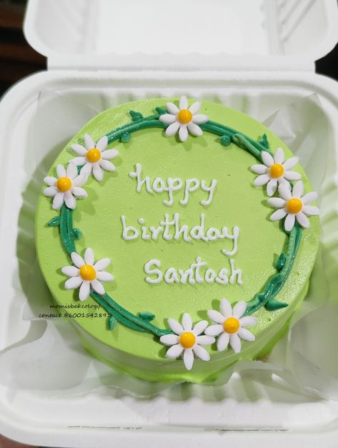 #momisbakeology Banto Cake Design, Watermelon Cake Birthday, Normal Design, Cake Decoration Ideas, Bento Cakes, Watermelon Cake, Mini Tortillas, Simple Cake Designs, Mini Cakes Birthday