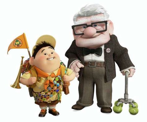 up Russel Up, Mc Queen Cars, Up Characters, Disney Cars Movie, Carl Fredricksen, Up Pixar, Cloud Stickers, Disney Pixar Up, Disney Up