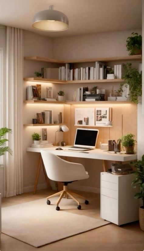 At Home Office Ideas, Funky Home Office, Modern Home Trends, Interior Decoration Ideas, Office Decor For Women, Funky Home, Fall Living Room, Office Designs, Fall Pillow Cover