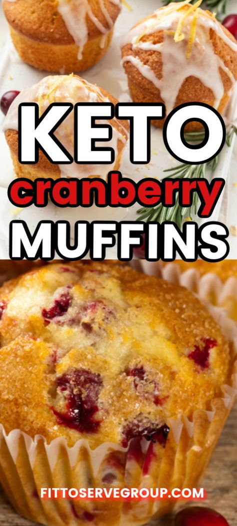 Keto Cranberry Recipes, Keto Cranberry, Cranberry Recipe, Low Sugar Diet Recipes, Recipe Low Carb, Low Fat Low Carb, Low Carb Low Fat Recipes, Cranberry Muffins, Low Carb Muffins